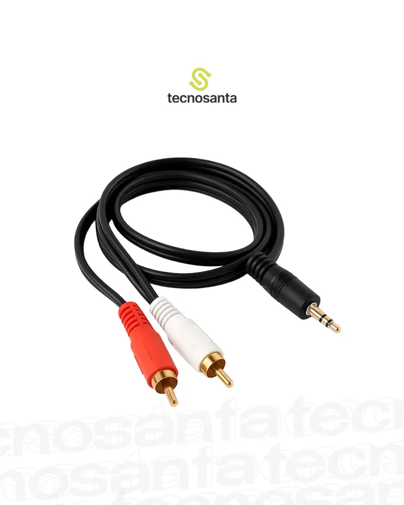 Cable De Audio Plug 3.5mm A 2 Rca