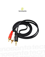 Cable De Audio Plug 3.5mm A 2 Rca