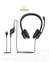 DIADEMA LOGITECH H390 - USB - CON MICROFONO - PERMITE CONTROLAR EL VOLUMEN - BLANCA