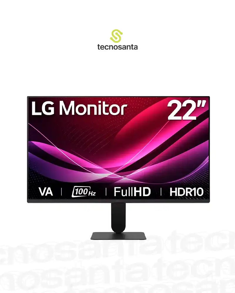 MONITOR LG 22" 22U401A-B - FHD - HDMI - VGA - 100HZ - 5MS