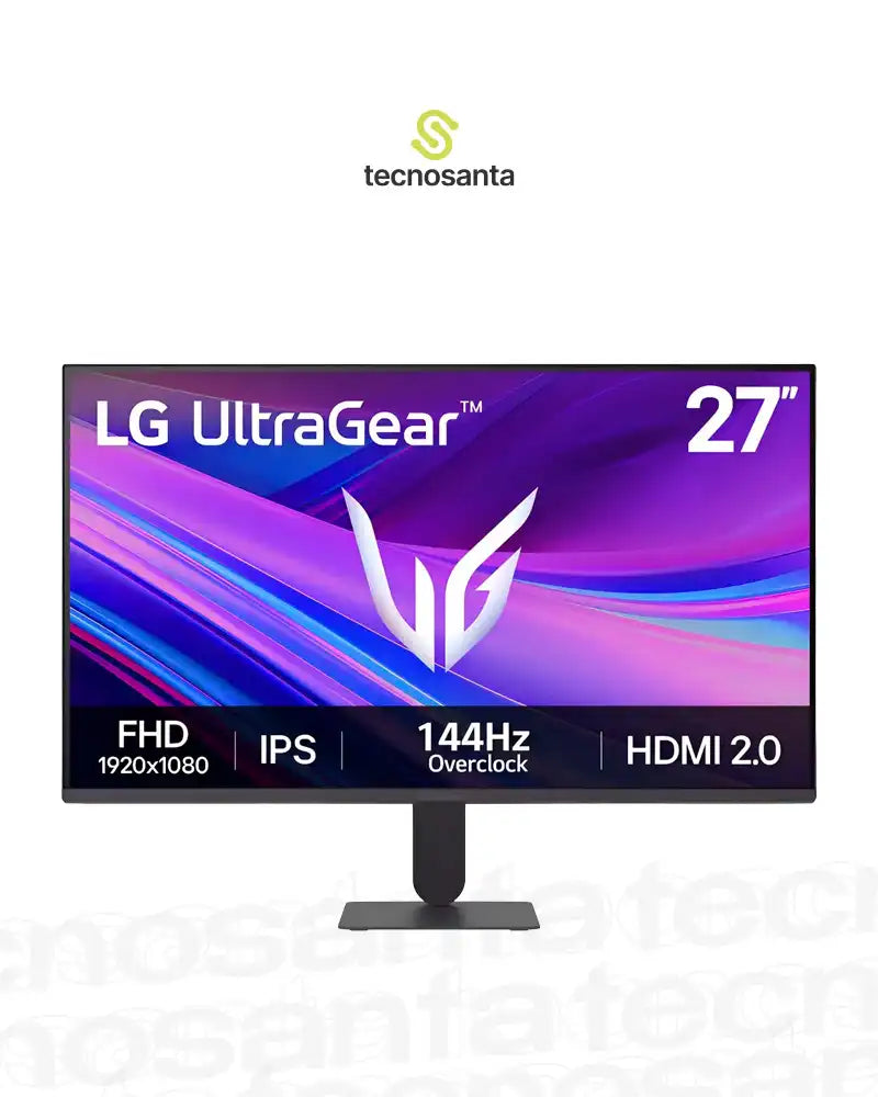 MONITOR LG ULTRAGEAR 27" 27G411A-B - FHD - TASA DE REFRESCO 144HZ - 1MS - HDMI - DISPLAY PORT