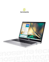 Portátil ACER A315-59-39GN - INTEL CORE I3 1215U - 8GB DDR4 - 512GB SSD - PANTALLA 15,6" FHD - NO DVD - HDMI - FREEDOS - PURE SILVER