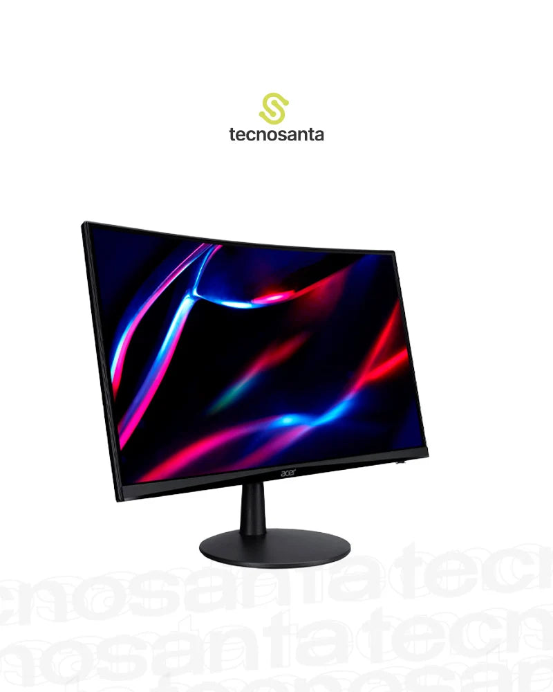MONITOR ACER NITRO CURVO 24" - ED240Q HBI - FHD - TASA DE REFRESCO 180HZ - 1MS - HDMI - VGA
