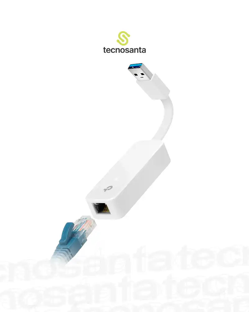 ADAPTADOR DE RED TP LINK UE300 USB 3,0 A ETHERNET RJ45 GIGABIT - BLANCO