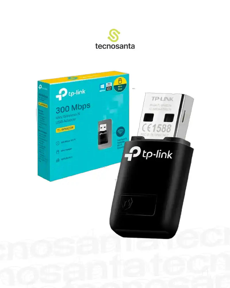 ADAPTADOR INALAMBRICO TP-LINK TL-WN823N - USB 300MBPS  MINI