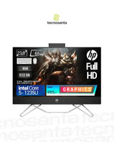 AIO HP 24-CR0353LA - INTEL CORE I5 1334U - 16GB DDR4 - 512GB SSD - PANTALLA 23,8" FHD - NO DVD - HDMI - FREDDOS - NEGRO