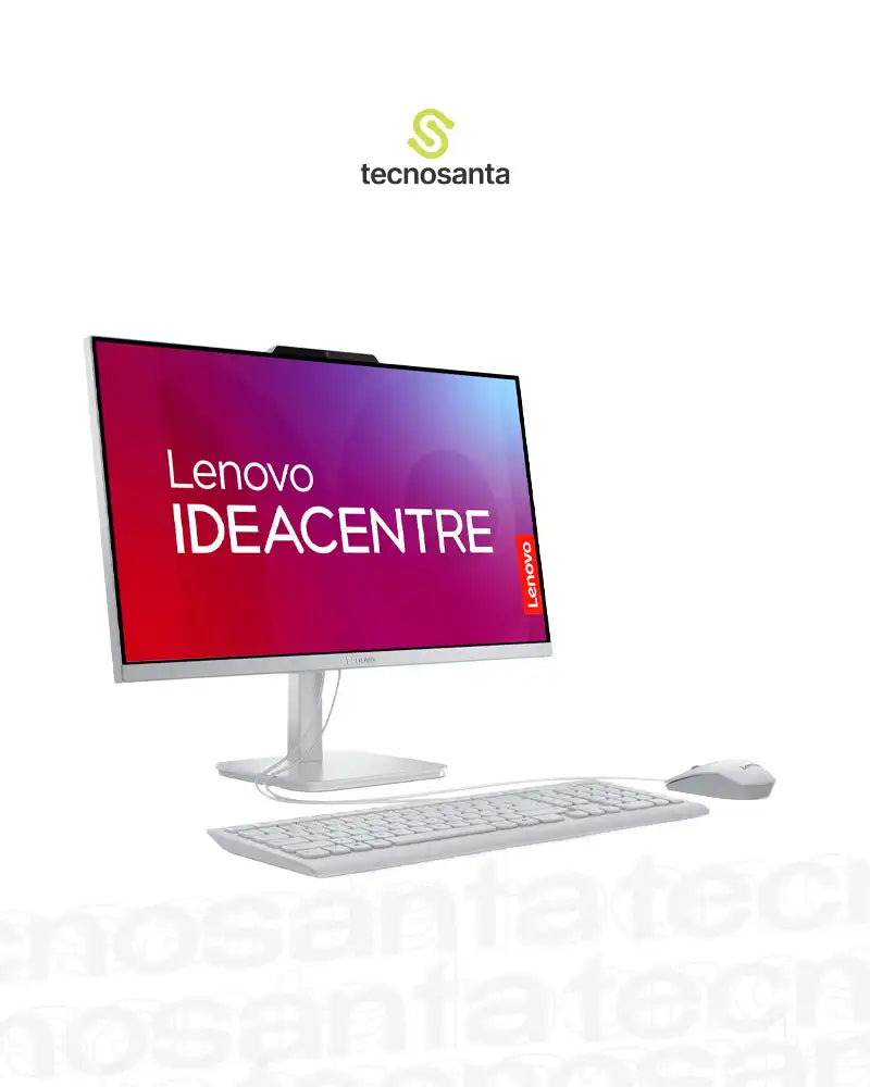 AIO LENOVO A100 - INTEL N100 - 8GB DDR5 - 512GB SSD - PANTALLA 23,8" FHD - NO DVD - HDMI - RJ45 - FREEDOS - CLOUD GREY