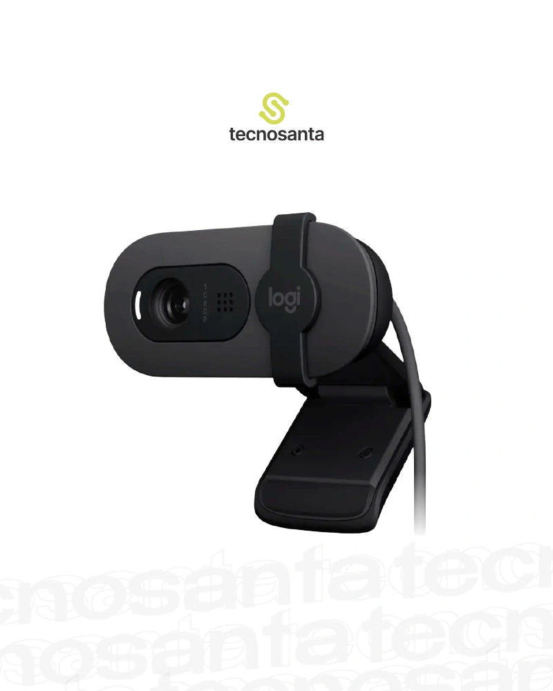 CAMARA WEB LOGITECH BRIO 100 - FHD 1080P - 2MP -CAMPO VISUAL 58° - MICROFONO OMNIDIRECCIONAL - USB-A - NEGRA