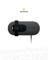 CAMARA WEB LOGITECH BRIO 100 - FHD 1080P - 2MP -CAMPO VISUAL 58° - MICROFONO OMNIDIRECCIONAL - USB-A - NEGRA