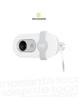 CAMARA WEB LOGITECH BRIO 100 - FHD 1080P - 2MP -CAMPO VISUAL 58° - MICROFONO OMNIDIRECCIONAL - USB-A - BLANCA