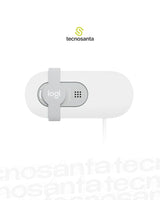 CAMARA WEB LOGITECH BRIO 100 - FHD 1080P - 2MP -CAMPO VISUAL 58° - MICROFONO OMNIDIRECCIONAL - USB-A - BLANCA