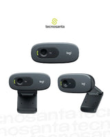 CAMARA WEB LOGITECH C270 - HD 720P - CAMPO VISUAL 55° - MICROFONO MONO INTREGRADO - USB-A - NEGRA