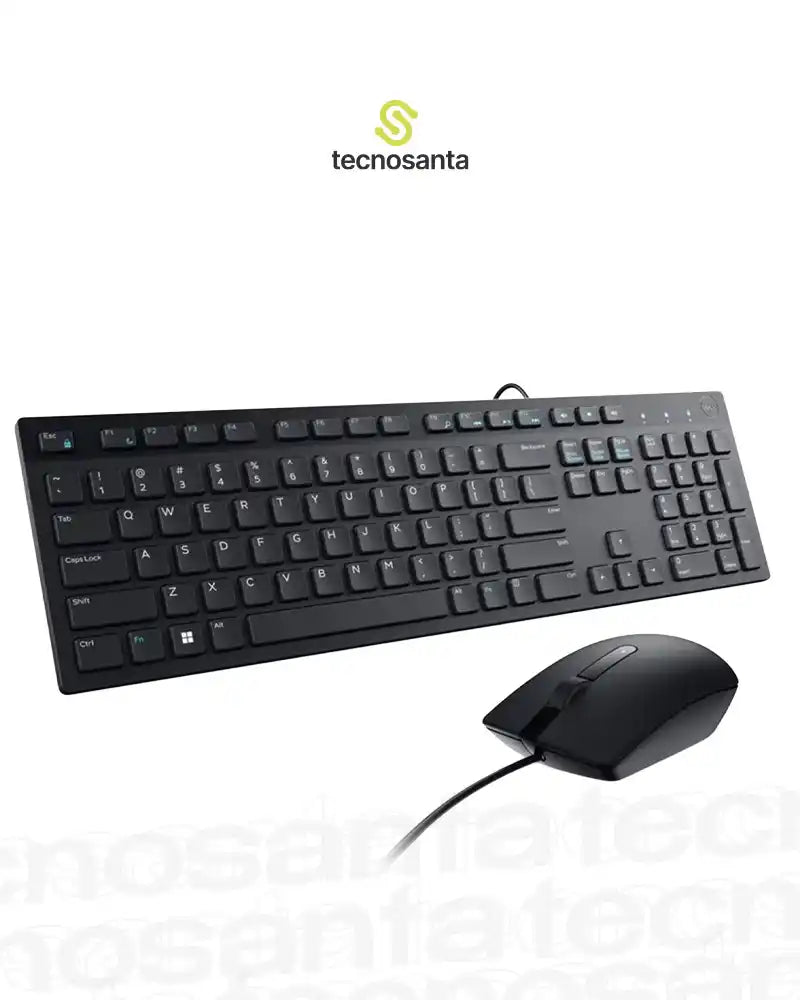 COMBO TECLADO Y MOUSE DELL KM300C - ALAMBRICO - NEGRO - USB - 580-AKKW