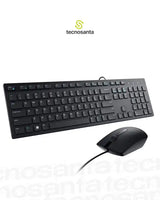 COMBO TECLADO Y MOUSE DELL KM300C - ALAMBRICO - NEGRO - USB - 580-AKKW