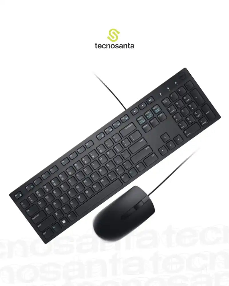COMBO TECLADO Y MOUSE DELL KM300C - ALAMBRICO - NEGRO - USB - 580-AKKW