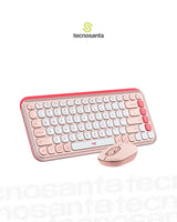 COMBO TECLADO Y MOUSE LOGITECH POP ICON - INALAMBRICO - BLUETOOTH - SILENCIOSO - TECLAS DE ACCION Y PERSONALIZABLES - LILA Y BLANCO
