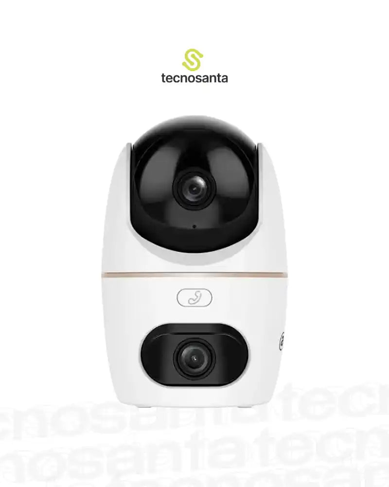 DAHUA DH-H3D - DOBLE LENTE 3MP 2K - VISTA 360 - INC MICROFONO Y ALTAVOZ - BOTON DE LLAMADA - HASTA 256GB - DETECCION AI - WIFI 6 DUAL BAND - RJ45