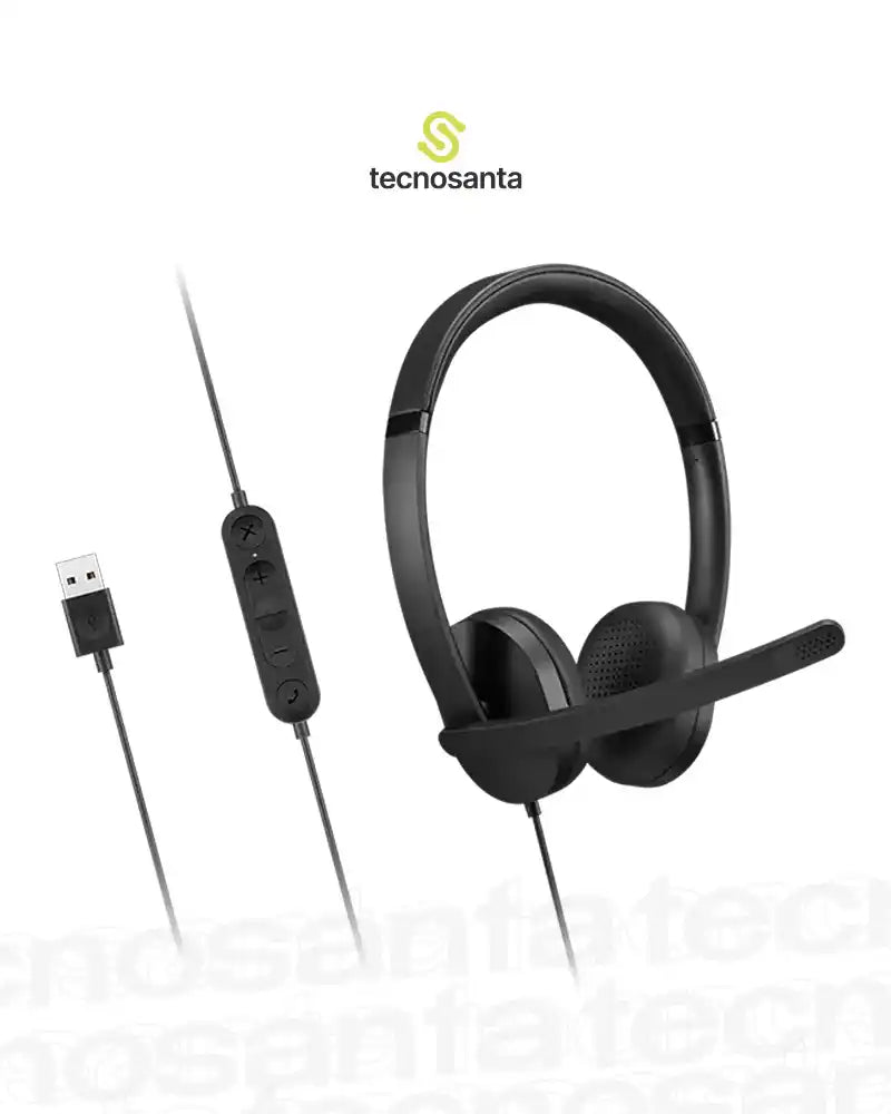 DIADEMA LENOVO HEADSET GEN 2- USB-A - CON MICROFONO - PERMITE CONTROLAR EL VOLUMEN - 4XD1P83425