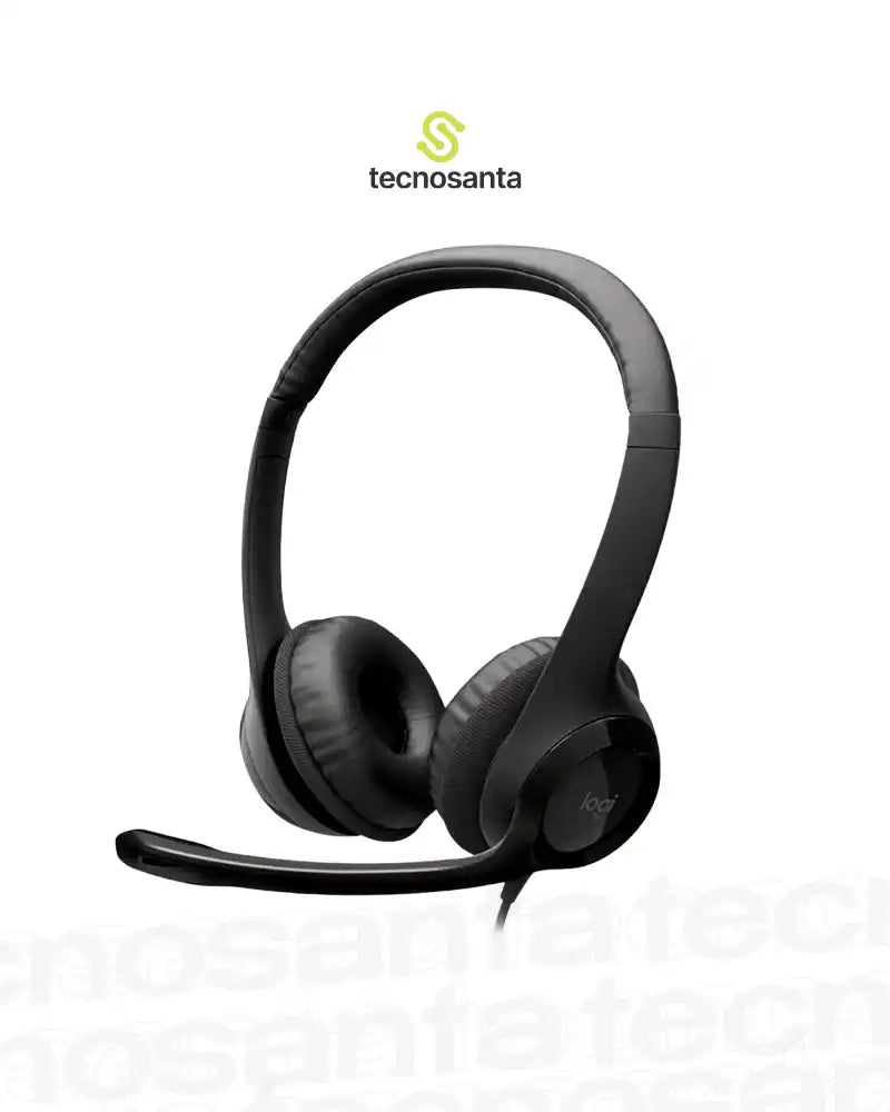 DIADEMA LOGITECH H390 - USB - CON MICROFONO - PERMITE CONTROLAR EL VOLUMEN - BLANCA