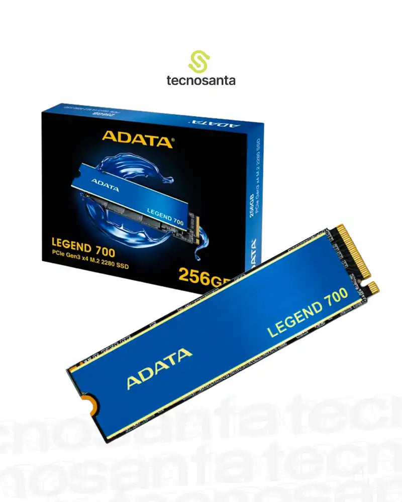 DISCO DE ESTADO SOLIDO ADATA LEGEND 700 - 256GB - M.2 PCI NVME 3X4 - 2280 - 2000MB/S - 1600MB/S