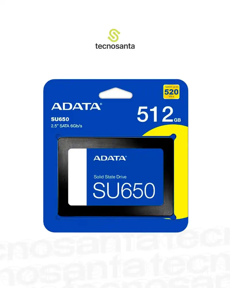 DISCO SOLIDO ADATA SU650 - 512GB - SATA 2.5"