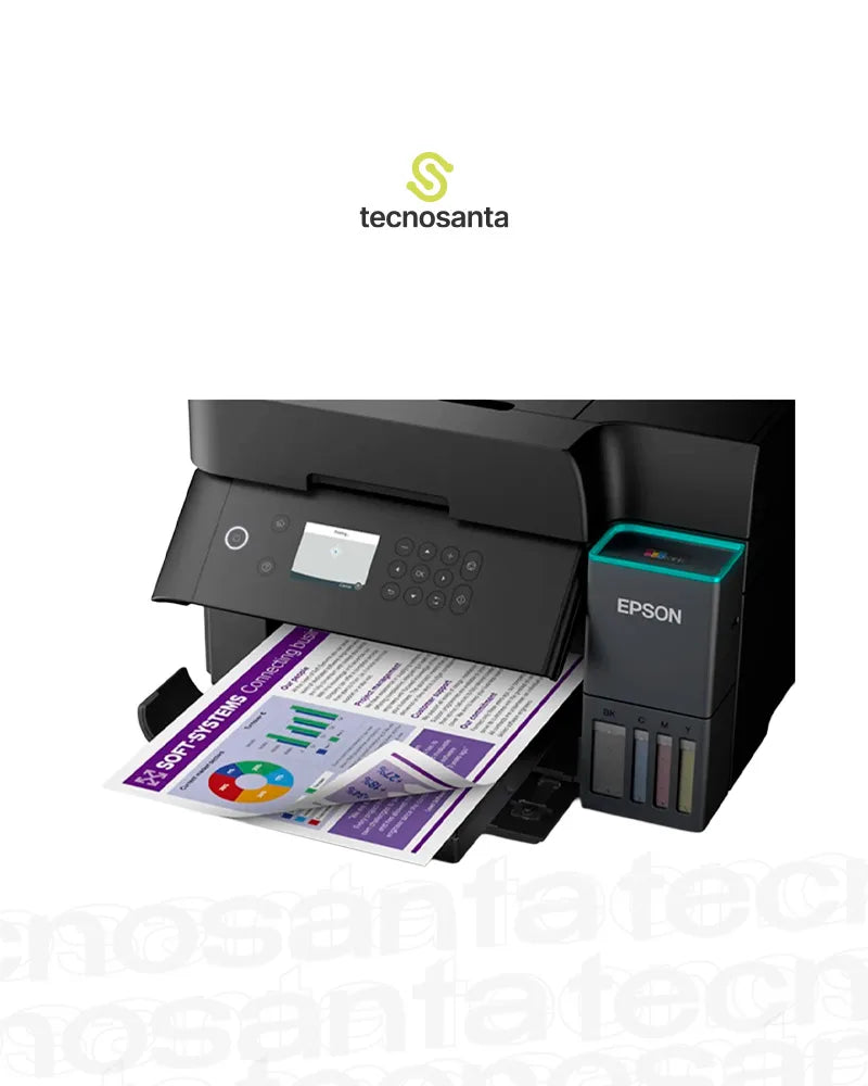 IMPPRESORA MULTIFUNCIONAL EPSON ECOTANK L6370 WIFI - USB - RED - DUPLEX IMPRESIÓN