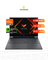 HP VICTUS 15-FB3019LA - AMD RYZEN 7 7445HS - 8GB DDR5 - 512GB SSD - PANT 15,6" FHD - NO DVD - RJ45 - GEFORCE RTX 3050 6GB GDDR6 - FREEDOS - SILVER
