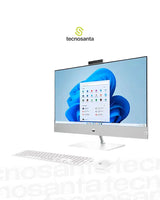 COMPUTADOR TODO EN UNO HP 27-CR0004LA - AMD RYZEN 7 7730U - 8GB DDR4 - 512GB SSD- PANTALLA 27" FHD - NO DVD - RJ45 - WINDOWS 11 - BLANCO