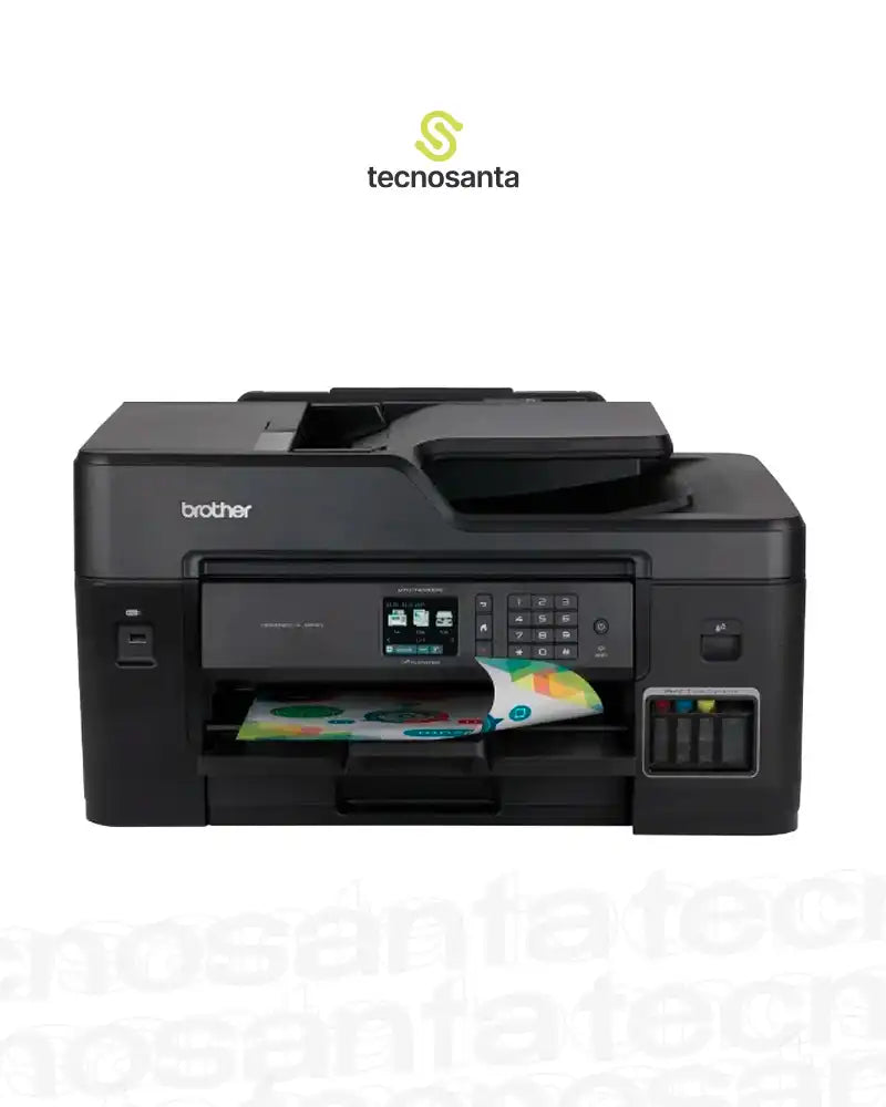 IMPRESORA BROTHER MFCT4500DW - MULTIFUNCIONAL EN A3 - DUPLEX - WIFI - ADF - ETHERNET - AMPLIA Y REDUCE - USB FRONTAL - TINTA CONTINUA