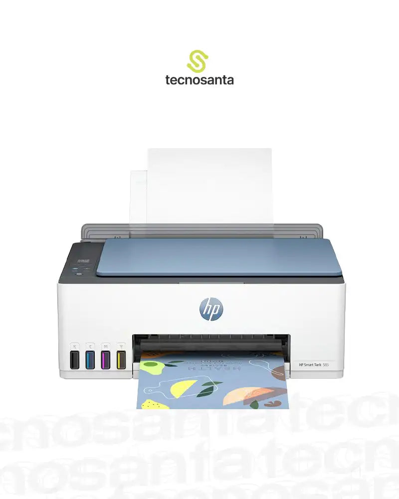 IMPRESORA HP SMART TANK 585 MULTIFUNCIONAL -TINTA CONTINUA - USB - WIFI - CON DISPLAY LCD