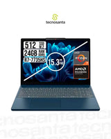 LENOVO SLIM 3 15ARP10 - AMD RYZEN 7 7735HS - 24GB DDR5 - 512GB SSD - PANTALLA 15,3" WUXGA - NO DVD - HDMI - FREEDOS - COSMIC BLUE ( 83K700F6LM )