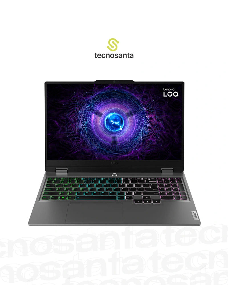 Portátil LENOVO LOQ 15IAX9E - INTEL CORE I5 12450HX - 16GB DDR5 - 512GB SSD - PANTALLA 15,6" FHD - GEFORCE RTX 3050 6GB GDDR6 - NO DVD - RJ45 - FREEDOS