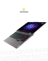 Portátil LENOVO LOQ 15IAX9E - INTEL CORE I5 12450HX - 16GB DDR5 - 512GB SSD - PANTALLA 15,6" FHD - GEFORCE RTX 3050 6GB GDDR6 - NO DVD - RJ45 - FREEDOS