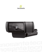 Cámara Web Logitech C920 Pro FHD 1080P 3MP Micrófono Estéreo USB-A Negro