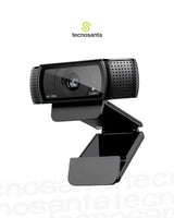 Cámara Web Logitech C920 Pro FHD 1080P 3MP Micrófono Estéreo USB-A Negro