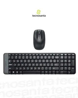 Combo Teclado+Mouse Logitech MK220 Inalámbrico Negro