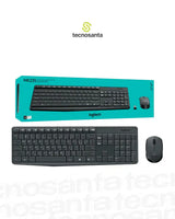 Combo Teclado+Mouse Logitech MK235 Inalámbrico Negro