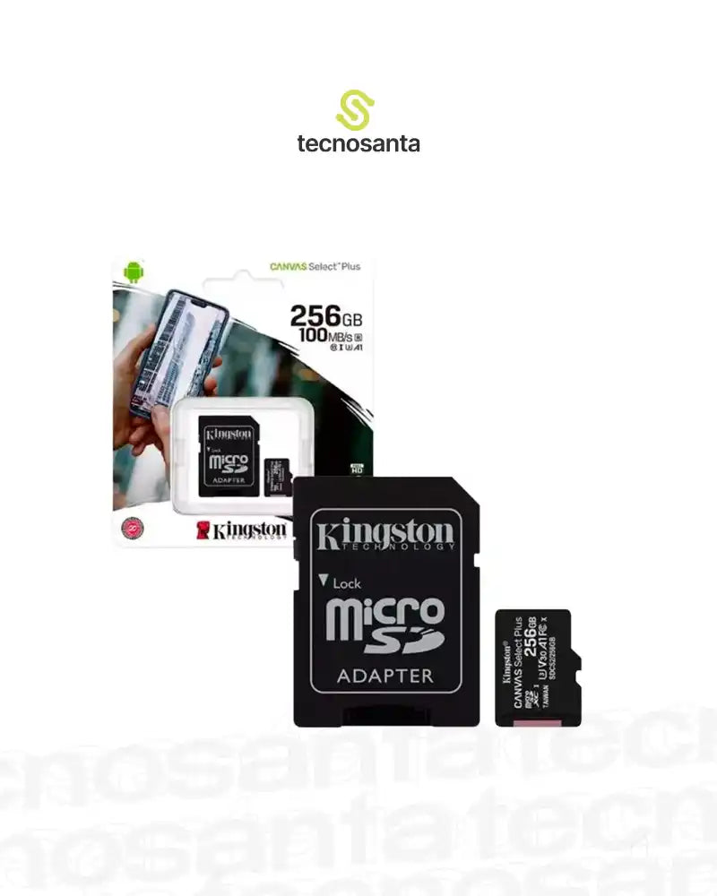 MEMORIA MICRO SD KINGSTON 256GB CLASE 10