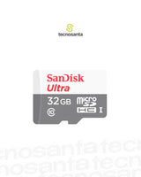 MEMORIA MICRO SD 32GB SANDISK ULTRA CLASE 10 HASTA 100MB/S