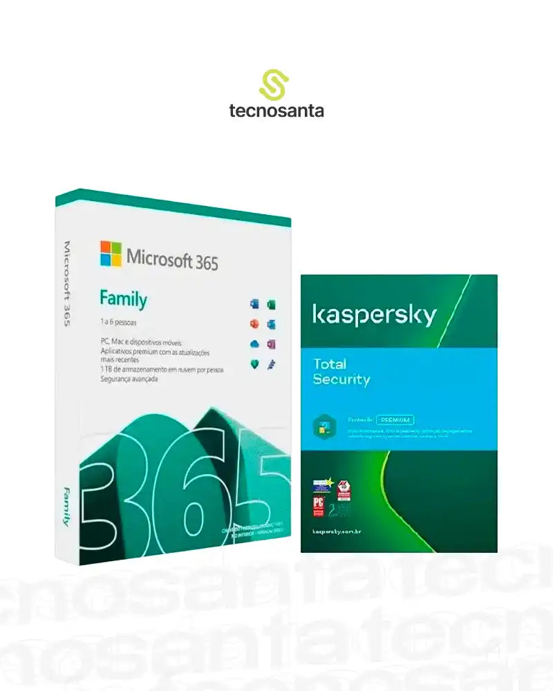 MICROSOFT OFFICE 365 FAMILY 6 USUARIOS 30 DISPOSITIVOS ESD + KASPERSKY 1 USUARIO .STANDARD 12 MESES - PINES VIRTUALES