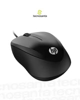 MOUSE HP 1000 - ALAMBRICO - NEGRO - USB - 4QM14AA#ABM