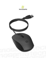 MOUSE HP 150 - ALAMBRICO - NEGRO - USB - 240J6AA#ABM