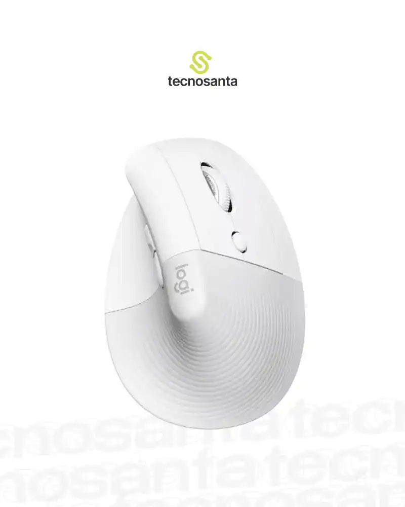 MOUSE LOGITECH LIFT VERTICAL - ERGONOMICO - INALAMBRICO - BLUETOOTH - 6 BOTONES - USB - BLANCO