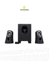 PARLANTE LOGITECH Z313 - DE ALTAVOCES COMPACTOS 2,1 - SUBWOOFER 25W (1 SUBWOOFER X 15W / 2 SATELITE X 10W) - NEGRO