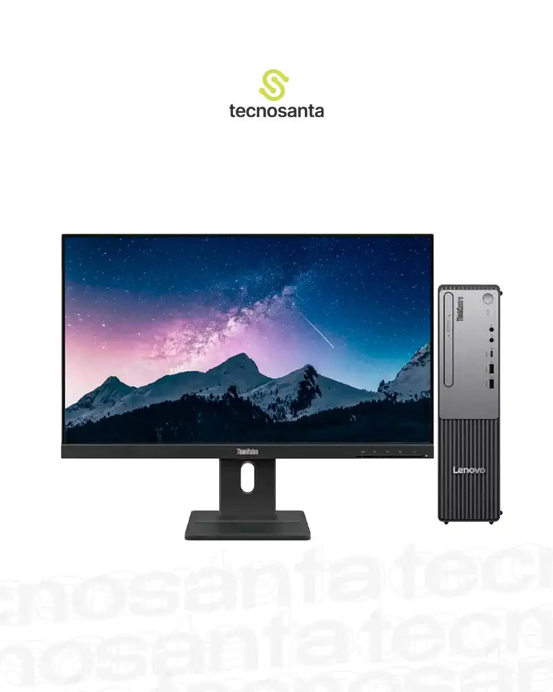 PC LENOVO SFF THINKCENTRE NEO 30S GEN 5 - INTEL CORE I7 13620H - 8GB DDR5 - 512GB SSD - RJ45 - FREEDOS + MONITOR 23,8" FHD E24-40