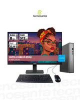 PC LENOVO TINY THINKCENTRE NEO 50Q GEN 5 - INTEL CORE 5 210H - 8GB DDR5 - 512GB SSD - RJ45 - FREEDOS + MONITOR 23,8" FHD S24-4E (