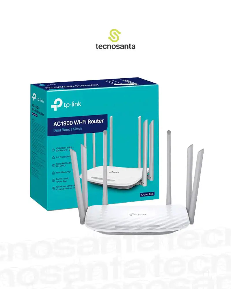 ROUTER TP-LINK ARCHER C86 - DUAL BAND - AC1900 - 6 ANTENAS