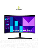 MONITOR SAMSUNG 27" CURVO- LS27D390GANXZA - HDMI - VGA - FHD - 100HZ - 4MS - SIN BORDES