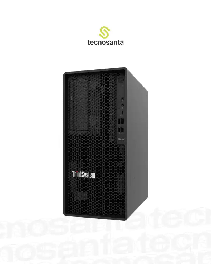 SERVIDOR LENOVO THINKSYSTEM ST45 V3 - AMD EPYC 4124P 3,8GHZ - TURBO MAXIMA 5,1GHZ - 16GB DDR5 - 2 TERAS