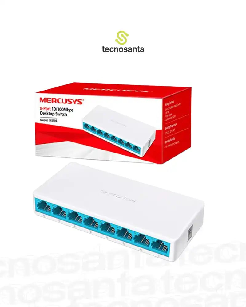 SWITCH MERCUSYS - 8 PUERTOS - MS108